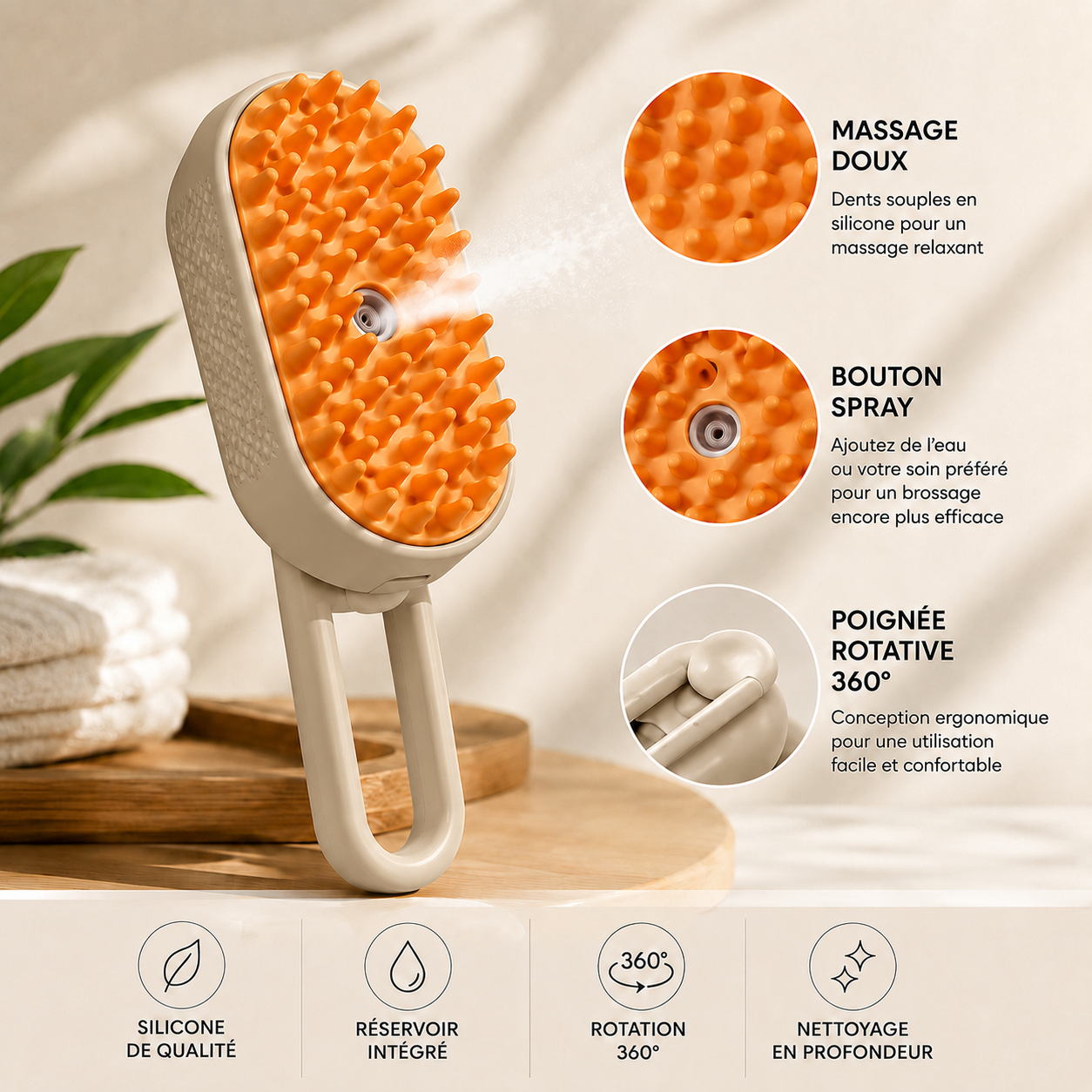 Brosse à Vapeur Poilzen